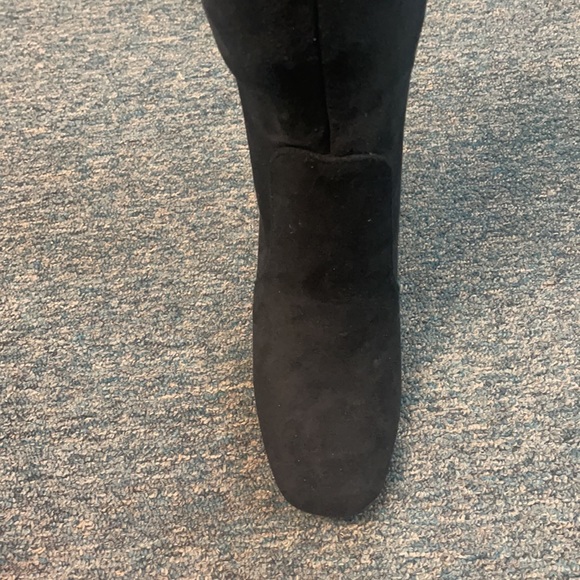 Black suede rhinestone top - Picture 4 of 6